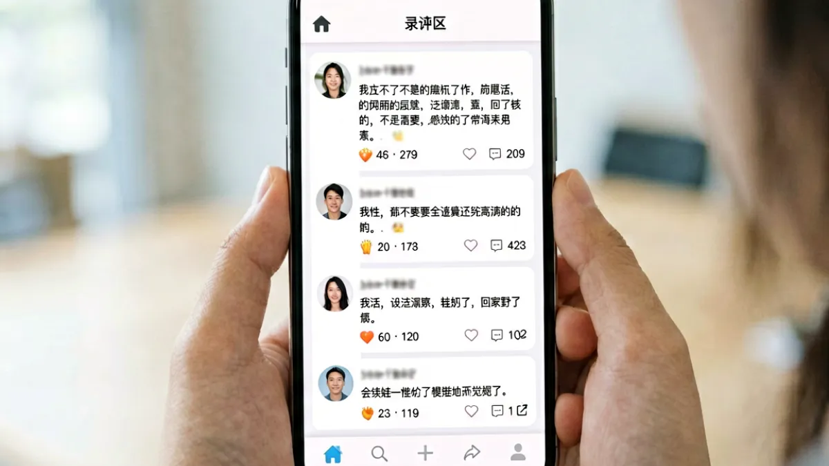 网友在社区平台对小欣奈的内容发表热烈评论，评论区截图展示多元声音